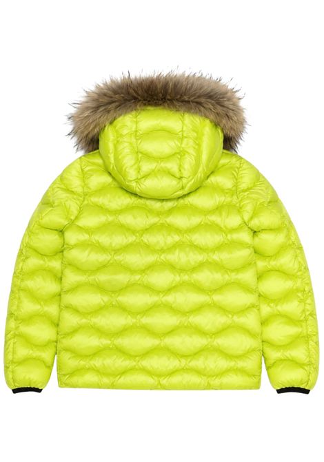 Giubbino unisex verde acido imbottito BLAUER | JENTONVERDE ACIDO
